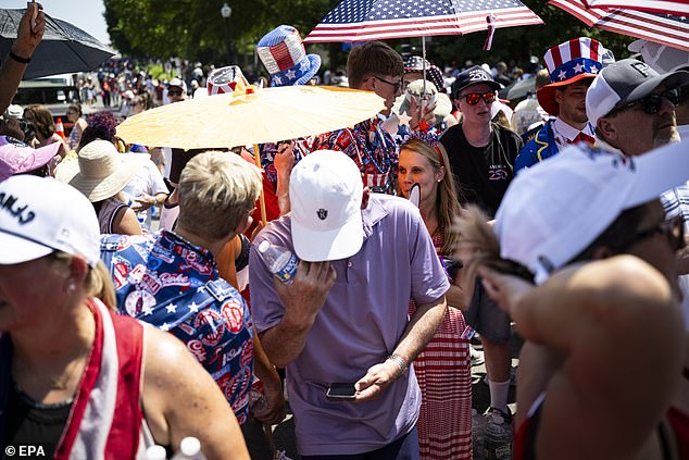 America 250 revelers forced to EVACUATE out of DC’s National Mall hours ahead of Trump’s July 4 speech and fireworks spectacle