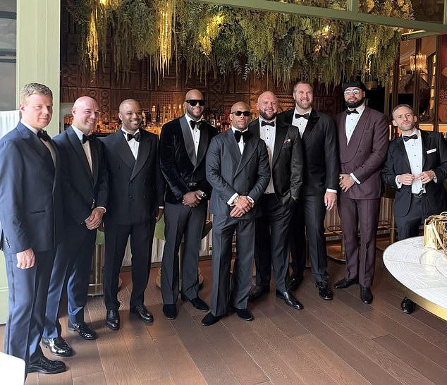 Travis Kelce’s friends put on united front after Taylor Swift wedding – despite unrest behind the scenes and a Chiefs star left out at MSG
