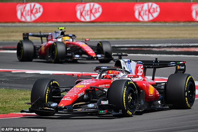 Silverstone ends in boos as British Grand Prix finishes behind safety car after Max Verstappen crashes out with five laps to go – handing Ferrari’s Charles Leclerc his first win at historic circuit