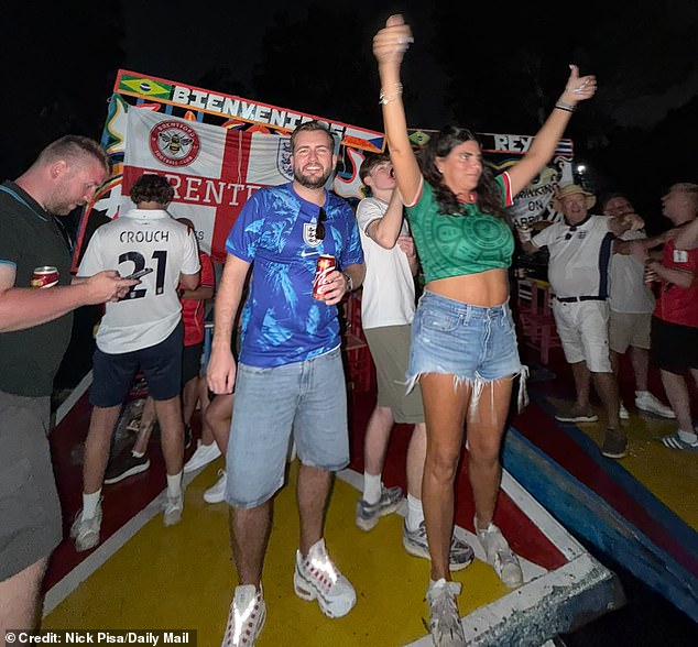England fans descend on Mexico City ahead of the Three Lions’ crunch match with the World Cup co-hosts
