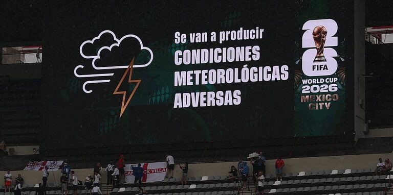 Mexico vs England – World Cup last 16 LIVE: Severe weather warning issued inside the stadium as thunderstorms hit with just THREE hours until kick-off