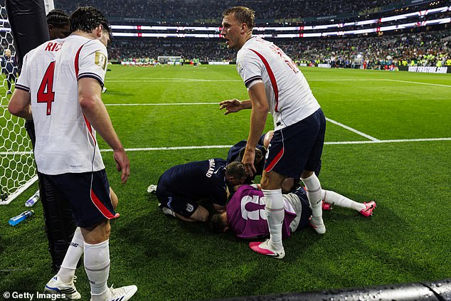 Unlucky England star Jordan Henderson OUT of the World Cup after breaking his left wrist in freak accident during Azteca celebrations – but he will stay with Thomas Tuchel’s team