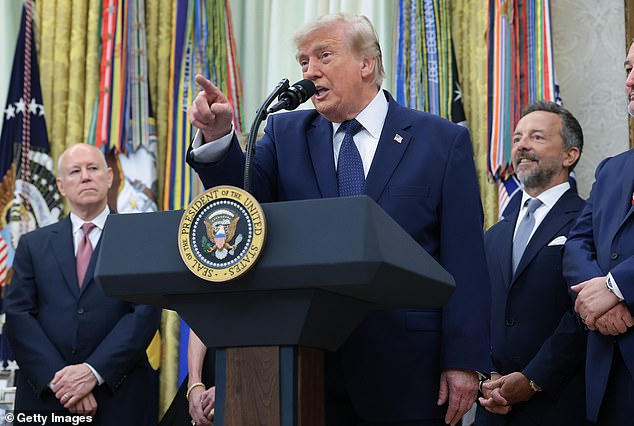 Donald Trump attacks ‘suspect’ World Cup referee who sent off USA star Folarin Balogun before getting his ban overturned