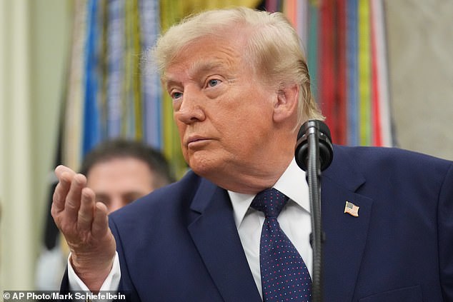 Now Donald Trump showers more praise on ‘great player’ Harry Kane and says: ‘I played golf with him and I like him a lot’