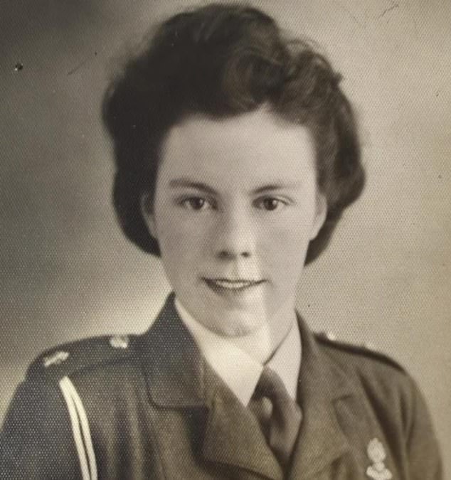 World War Two veteran celebrates her 105th birthday and says the key to a long life is lots of sleep