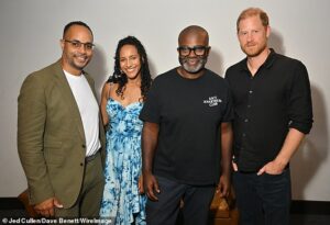 As he arrives in the UK… Prince Harry is still ‘looking forward’ to spending time with King despite Buckingham Palace row as Meghan hopes she can ‘safely’ bring their two children to the UK and attend Invictus Games events herself