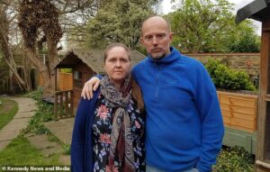 Couple who lost 14 year battle with neighbours over six inches of land and a ‘sentimental’ ornamental squirrel are left facing £130,000 court bill