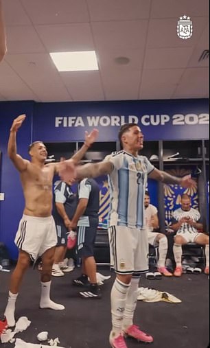 Argentina’s World Cup stars taunt England with chants about the Falklands in their dressing room – while their fans are ALREADY singing about knocking Three Lions out in semi-final