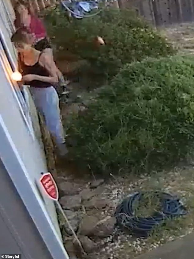 Trio of California girls filmed hurling lit firecracker in baby’s nursery window after hearing dog barking