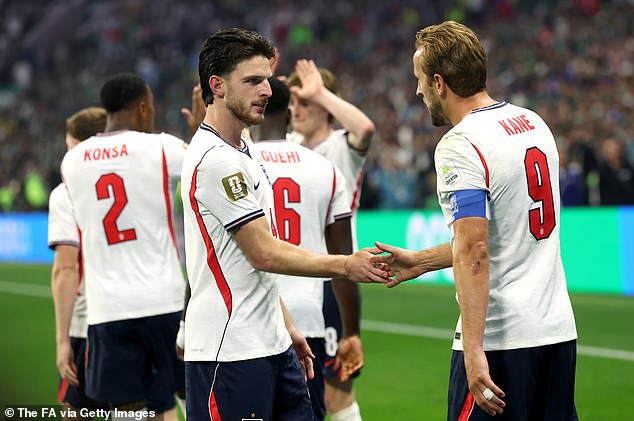 England hit by illness scare: Declan Rice isolated from Three Lions team-mates ahead of World Cup quarter-final against Norway – with opponents battling their own sickness bug