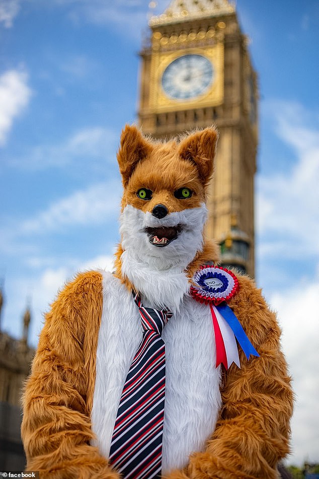 Nigel Farage’s ‘farce’ by-election dealt fresh blow as animal rights candidate dressed as a fox pulls out over claims the contest has become a ‘circus’ he wants no part in