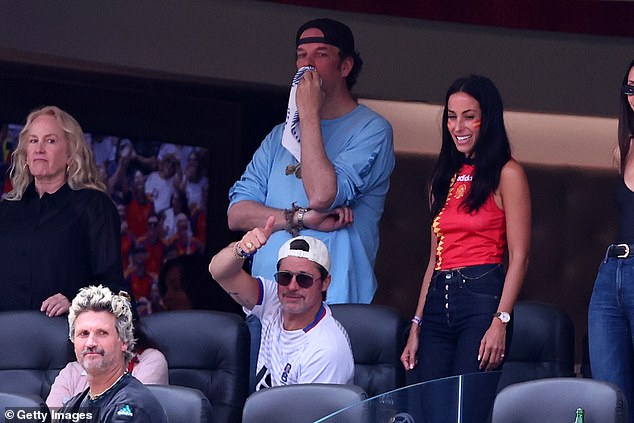 Brad Pitt, Penelope Cruz and Javier Bardem lead star-studded LA crowd for Spain’s World Cup quarter-final with Belgium