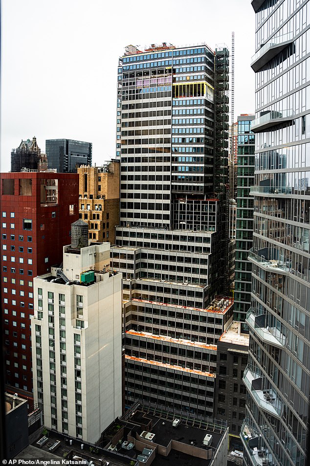 Sagging Manhattan skyscraper ‘becomes subject of CRIMINAL investigation’ as work continues to stabilize building