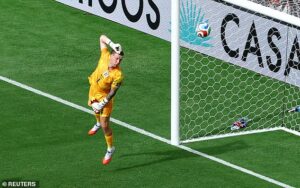 Ian Wright and Gary Neville hit out at ‘poor’ Jordan Pickford after England goalkeeper suffered World Cup gaffe against Norway: ‘He HAS to save that’