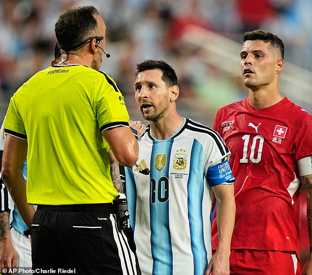 ‘One-sided’ World Cup refs accused of ‘giving Argentina every decision’ to send Lionel Messi into a World Cup semi-final against England: Switzerland stars rage – just days after Egypt’s ‘rigging’ accusations