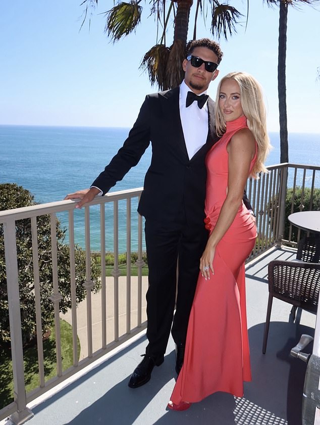 Patrick and Brittany Mahomes share new snaps after joining Travis Kelce and Taylor Swift at ex-Chiefs star’s California wedding