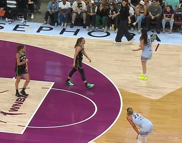 Chaos in WNBA as player ejected for throwing a SHOE at a rival she’d been scrapping with all game