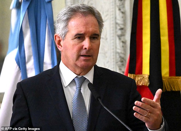 Argentina demand new talks to take over ‘illegitimately occupied’ Falkland Islands days before England World Cup semi-final grudge match – after their players sang anti-English chants