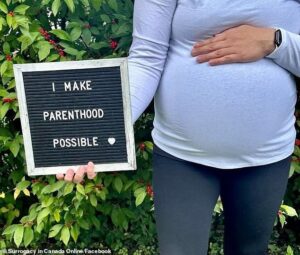 Ugly feud between couple and surrogate mother erupts as woman who carried their son is sued after refusing to abort the fetus
