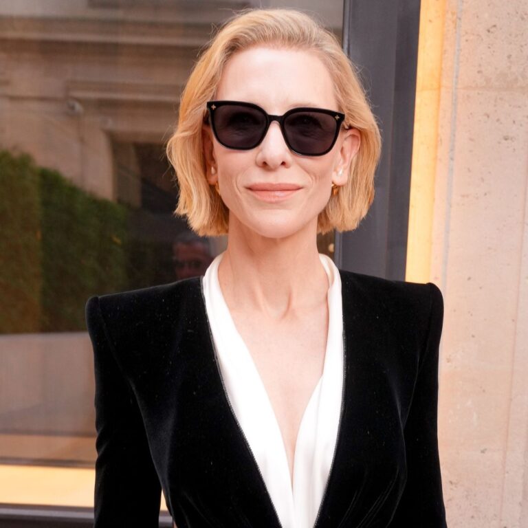 Cate Blanchett, Son Ignatius Martin Upton Attend Paris Fashion Week