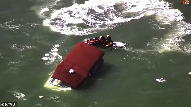 At least one missing and 17 rescued after fire breaks out on pontoon boat near Alcatraz Island in San Francisco Bay