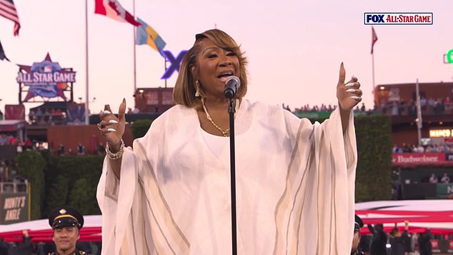 Legendary singer blasted for ‘disrespectful’ national anthem twist before MLB All-Star Game