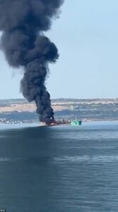 Ukraine blitzes another 19 Russian tankers overnight, with 136 vessels now hit in ten days in huge blow to Putin