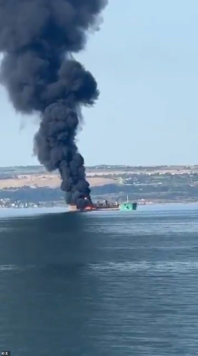 Ukraine blitzes another 19 Russian tankers overnight, with 136 vessels now hit in ten days in huge blow to Putin