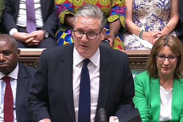 Tears for Keir! Reeves weeps and Labour MPs give a standing ovation at Starmer’s last PMQs… after they booted him out of No10 for disastrous two years