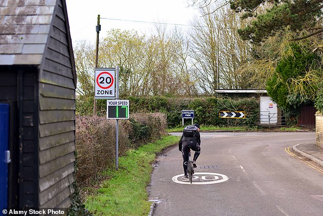 Rural speed limit should be cut to 20mph, Government says as it tells councils to narrow roads and install bollards to protect cyclists