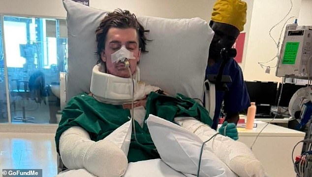 Miracle update after tradesman, 25, is nearly killed by his robot vacuum cleaner… but there’s a devastating toll as his home is destroyed
