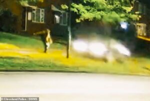 Moment teen boy racer brags ‘I’ve just bought this beast’ before mowing down pensioner, 84, then callously orders a takeaway pizza