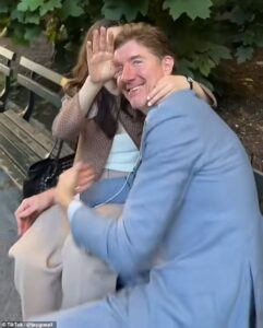 Married NYC lawyer, 45, is SUSPENDED from his job after he was caught smooching with underling, 29, in Central Park