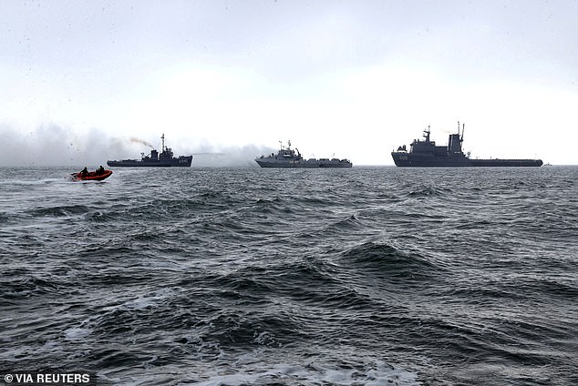 Iran ‘considered attacking Ukrainian port in revenge for strikes on Caspian Sea ships heading for Russia’ as two wars continue to merge
