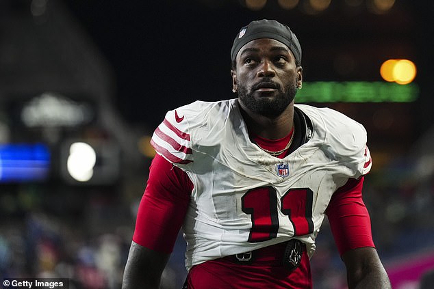 Troubled 49ers star Brandon Aiyuk appears to take classless shot at his own head coach’s serious car crash… as social media meltdown continues