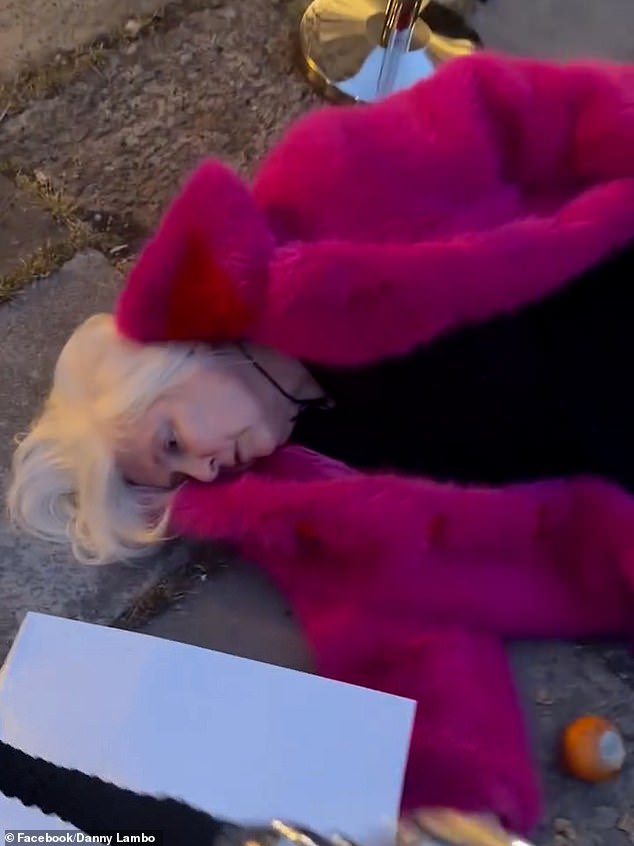 ‘Sick’ influencer and his friends who mocked Ann Widdecombe’s killing for laughs at art display with eerie resemblance to murdered politician 