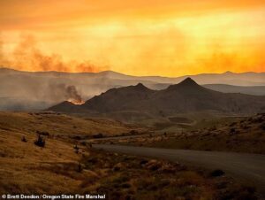 Oregon’s iconic Painted Hills are closed after being CHARRED by wildfire