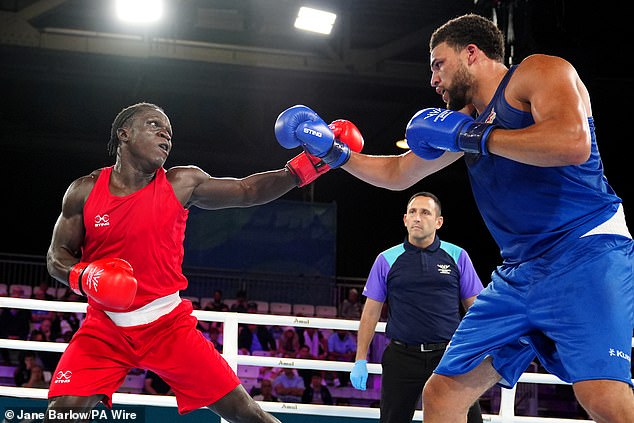 Idi Amin’s grandson accuses boxing officials of bias after being disqualified for headbutting English opponent at Commonwealth Games: ‘It’s bulls***!’