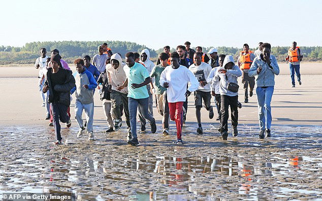 Hundreds more migrants rush to board Channel dinghies just hours after Andy Burnham boasted of success in stopping them