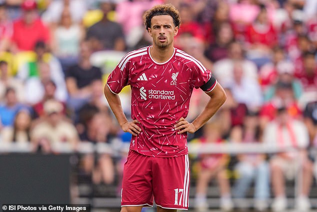 Inter Milan willing to pay £30m for Curtis Jones – but Liverpool are holding out for more after rejecting initial offer