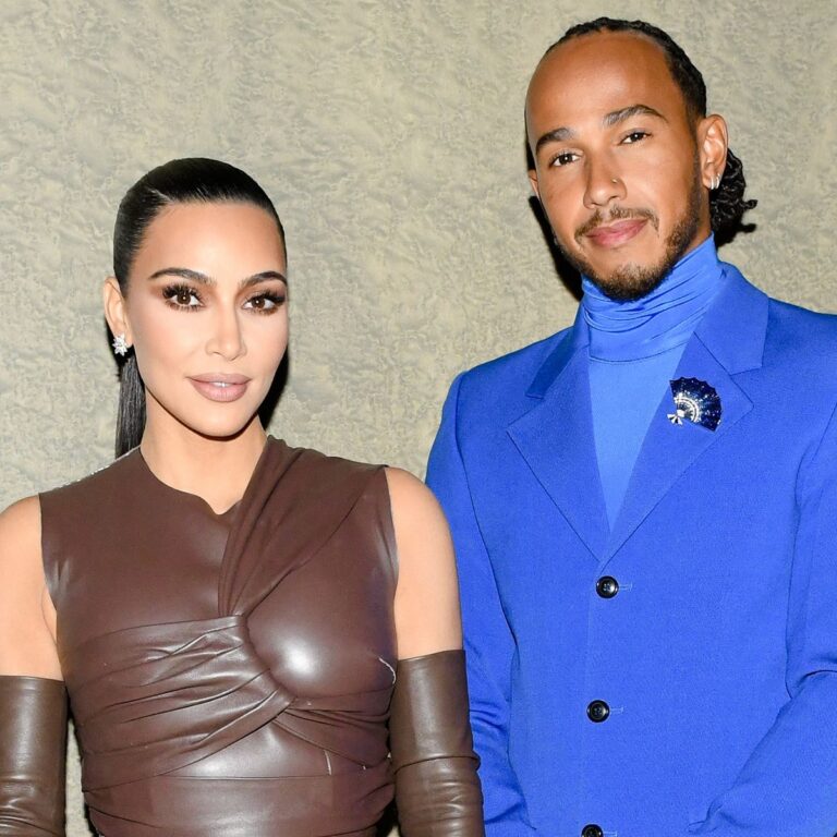 Kim Kardashian’s Boyfriend Lewis Hamilton Joins Her Kids on Idaho Trip