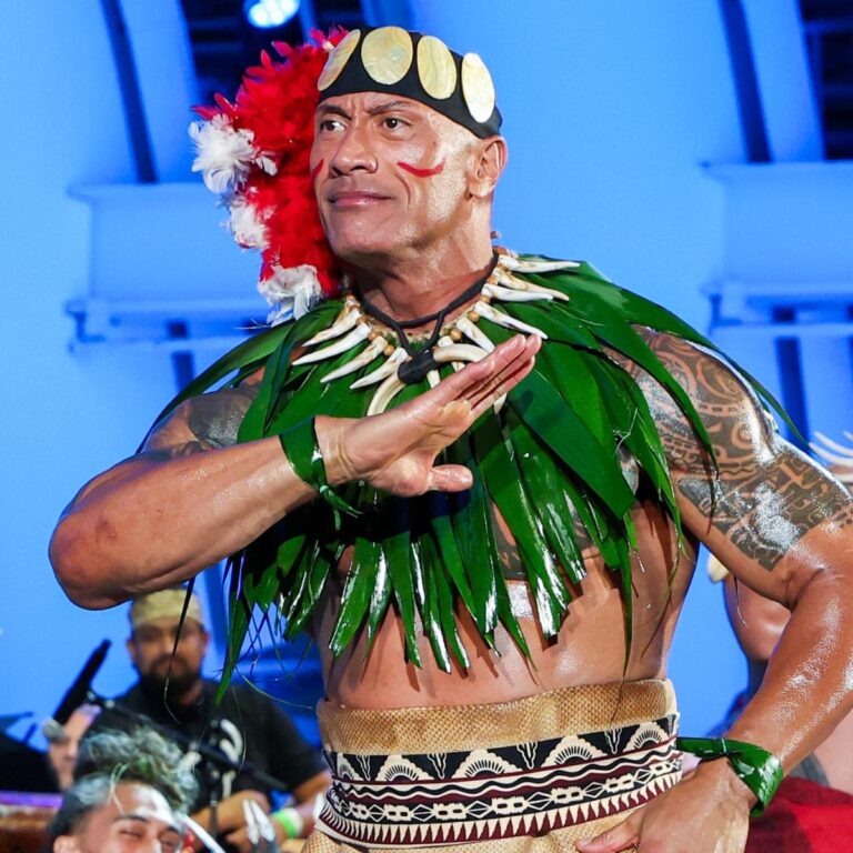Dwayne Johnson on Performance With Daughters at Moana Premiere