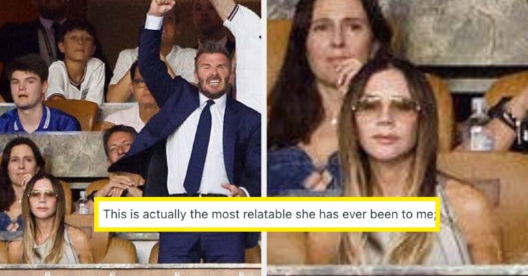 David Beckham Reacted To Victoria Beckham Going Viral For Looking Totally Done With Watching Soccer