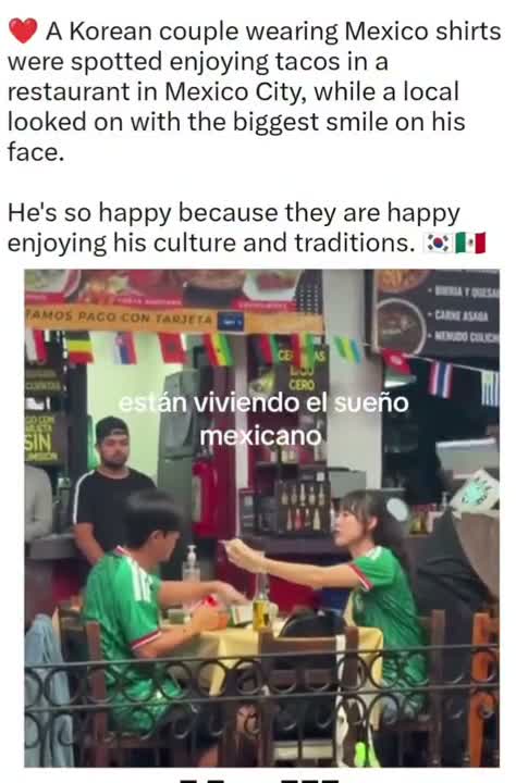 I love crosscultural appreciation