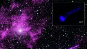 This cosmic ‘lighthouse’ is blazing a magnetic trail through the Milky Way