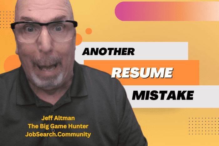 Another Resume Mistake Job Hunters Make #shorts