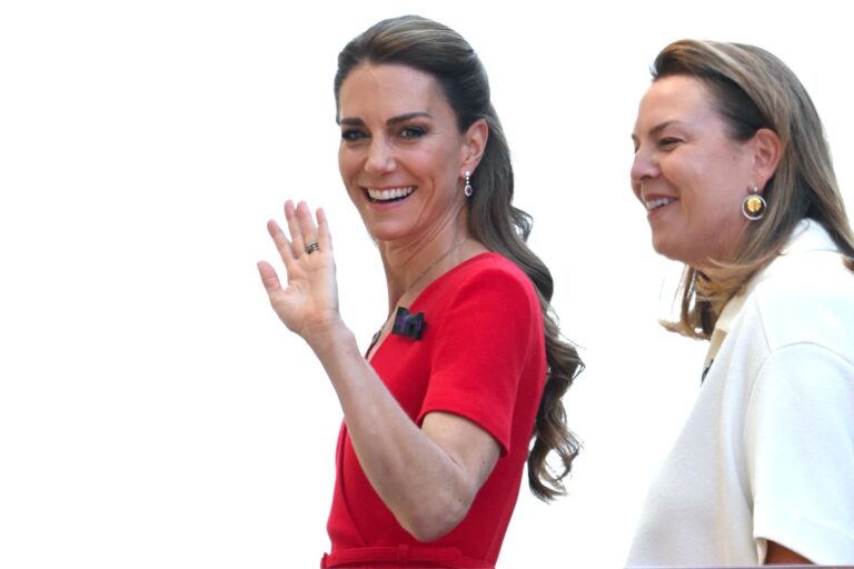 Kate Middleton Takes Her Seat in the Royal Box at Wimbledon for the Women’s Final