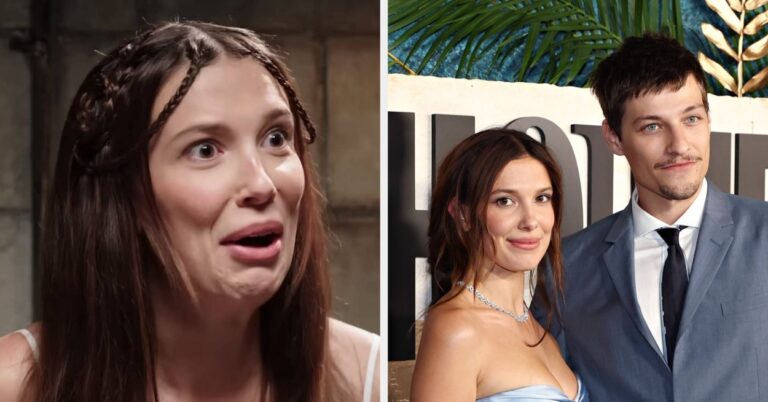 Millie Bobby Brown Was Too Stunned To Speak After Louis Partridge Asked If She’s “Happy” In Her And Jake Bongiovi’s Marriage During A Lie Detector Test