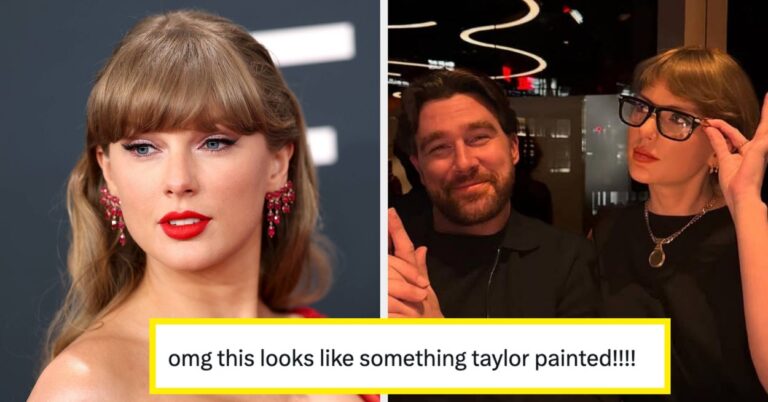 Taylor Swift Fans Are Convinced That She Hand-Painted Her Wedding Invitations After One Of Travis Kelce’s Friends Shared A Never-Before-Seen Picture