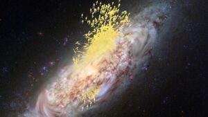 Our Milky Way galaxy appears to have flipped 90 degrees long ago. But why?